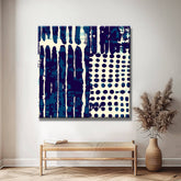 Paint by Numbers Indigo Batik Art Motif